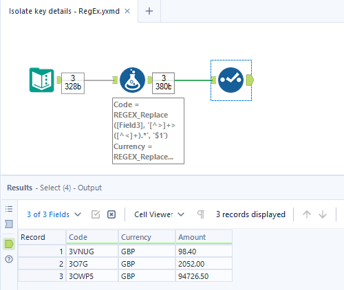 Remove special characters and some string - Alteryx