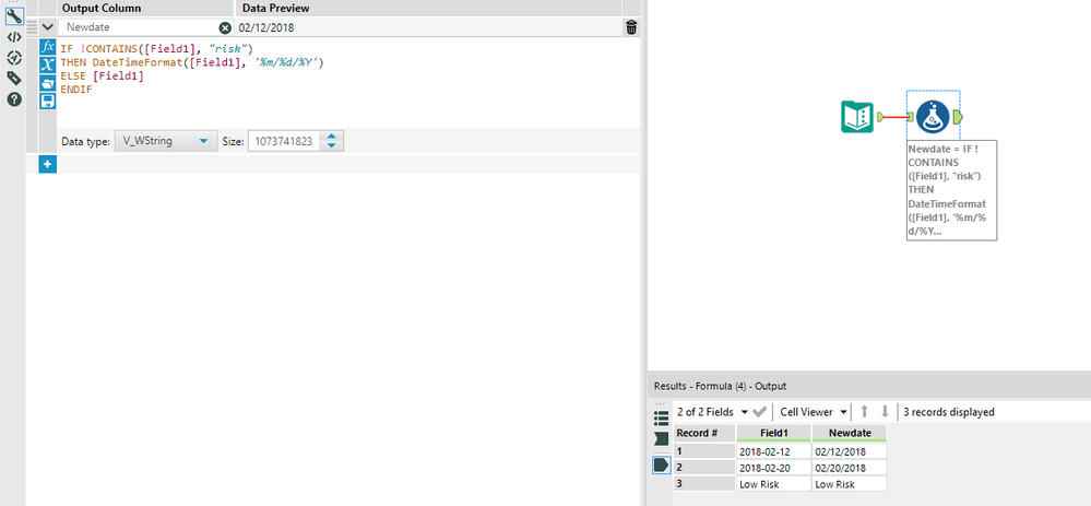 Date conversion from string format to date format - Alteryx