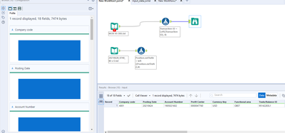 importing 1600+ rows via text file but output preview only shows first ...