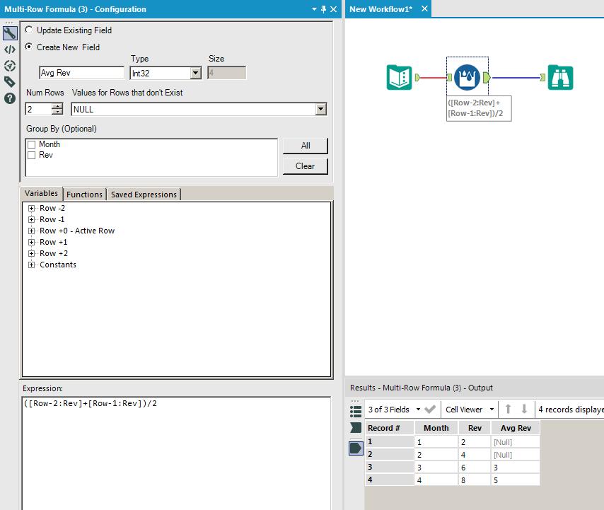 count sum based on above data - Alteryx