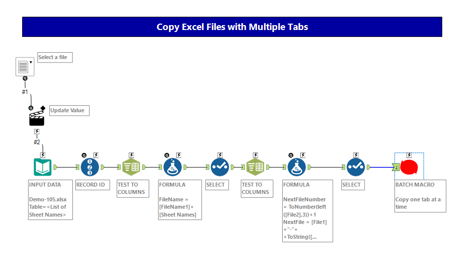 Automate copy and paste Excel file before running workflow - Alteryx