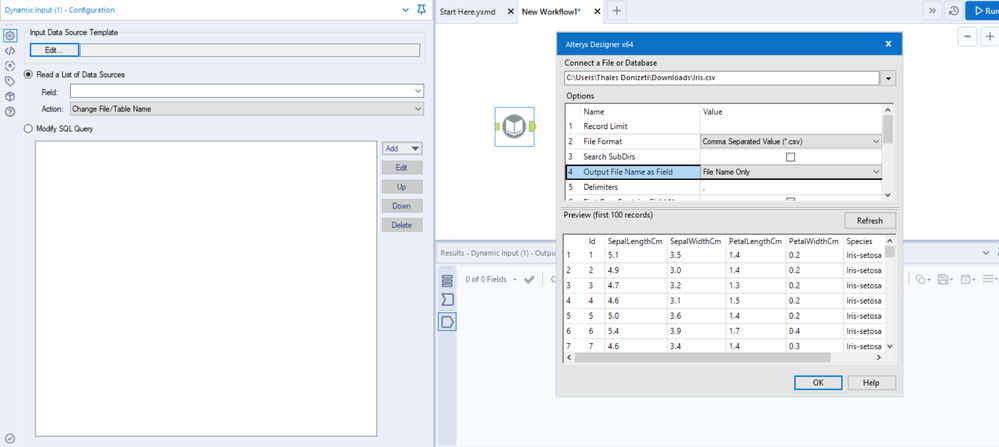 Append File Name from Directory into Dynamic Input - Alteryx