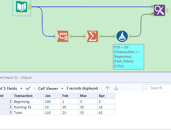 How to replace one specific cell with another - Alteryx
