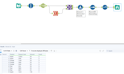 Splitting Values inside a cell to multiple rows - Alteryx