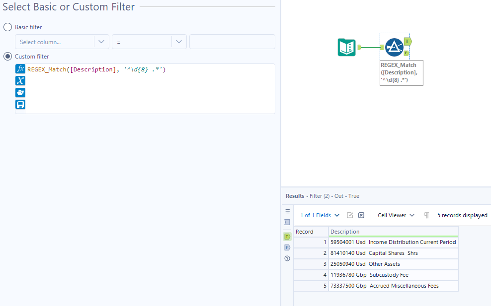 Filter rows containing a string of numeric characters of specific ...
