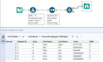 Extracting rows from the dataset based on some condition - Alteryx