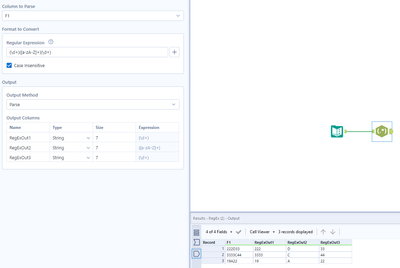 split data by a dynamic letter - Alteryx