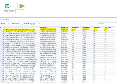 Split Data into multiple column - Alteryx
