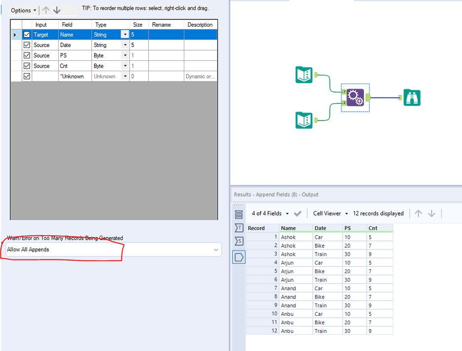 How to make multiple duplicate rows - Alteryx