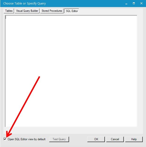 Code Screen Or Query Window Image