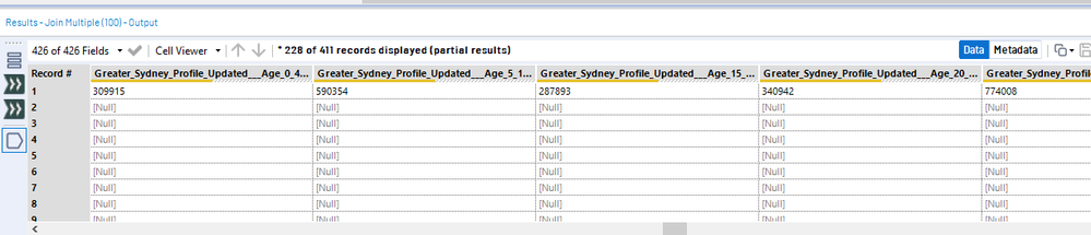 Replacing Null Values - Alteryx