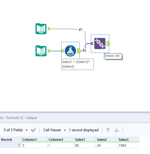 Adding a new row and then doing operations on the rows. - Alteryx
