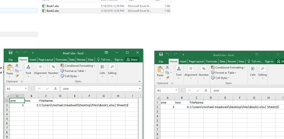 Add file name as a column in excel for a directory of files - Alteryx