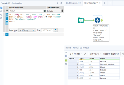 Multifield formula - cant combine output into single column? - Alteryx