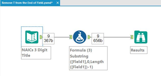 How to remove certain characters from end of string IF - Alteryx
