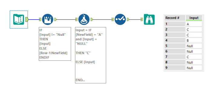 replace data in a column - Alteryx