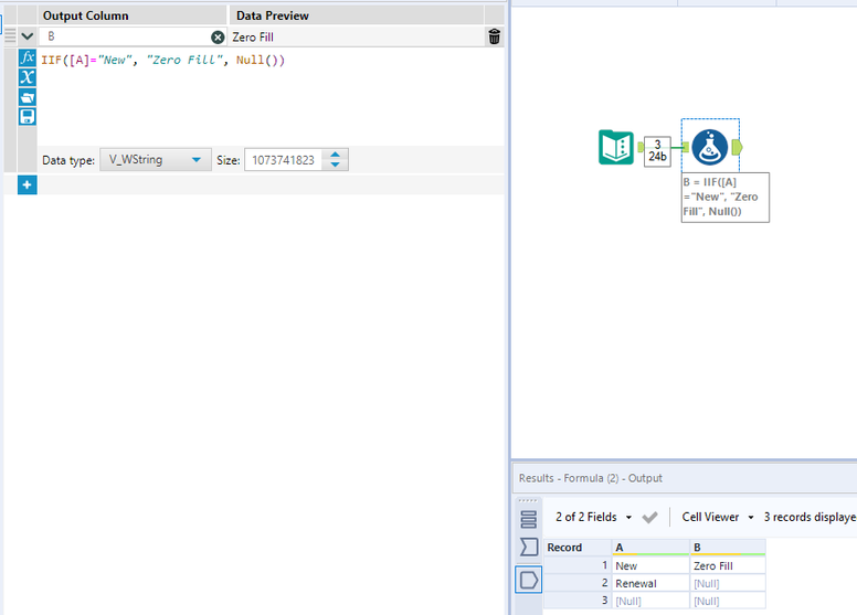 Replace Values from One Column to Another - Alteryx