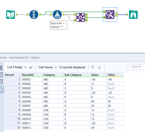 New column depending on the row condition - Alteryx