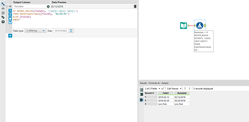 Date conversion from string format to date format - Alteryx