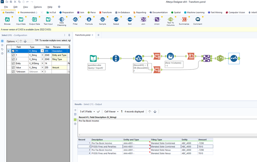 Question - Alteryx