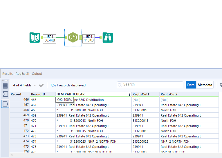 How to split number and name - Alteryx