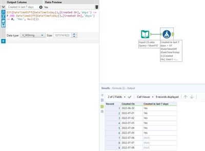 Apply Formula on dates and update the new column - Alteryx