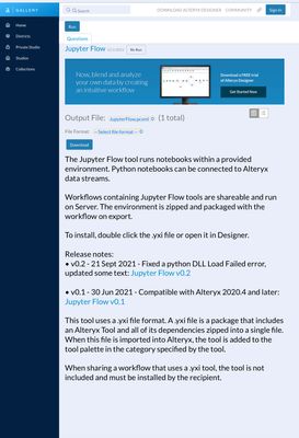 How to import the existing python Jupyter notebook to Alteryx ? - Alteryx