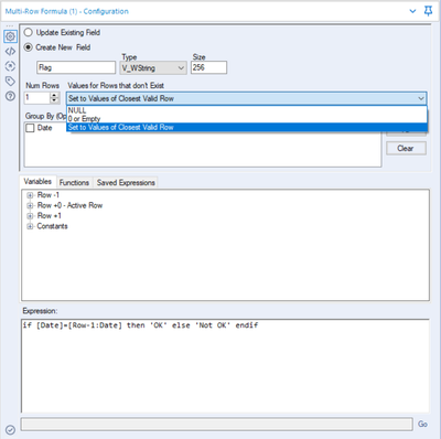 Multi Row formula issue - Alteryx