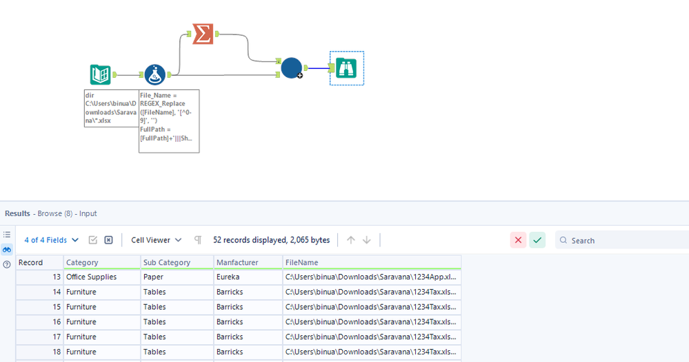 Dynamically pick input files based on common numeric field. - Alteryx