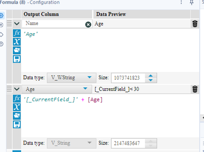 condition of IF is based on the input table - Alteryx