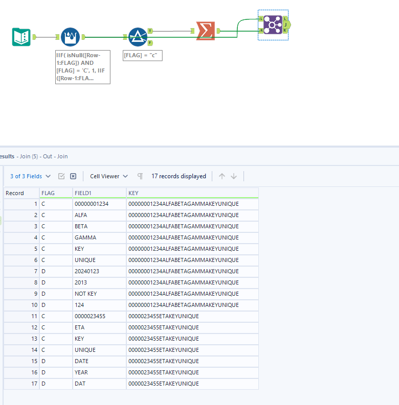 Dynamic Multi Row Formula - Alteryx