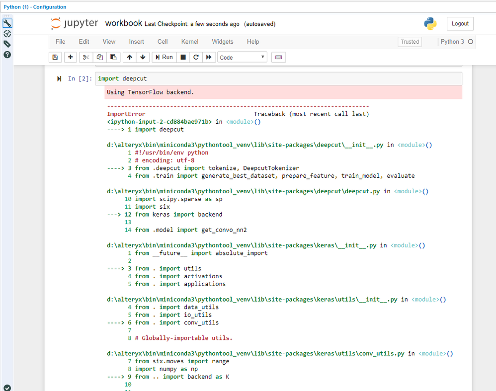 Python Tool : How to install additional package from github ? - Alteryx