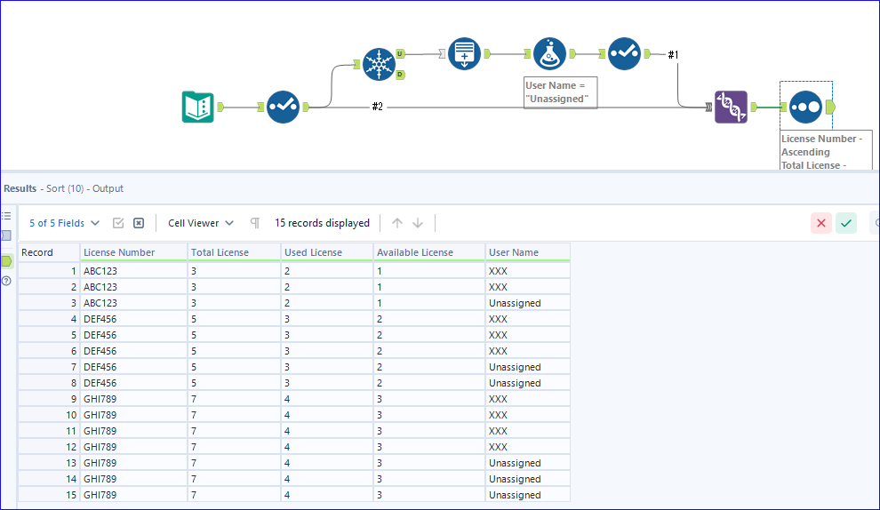 Add Row to Table - Alteryx