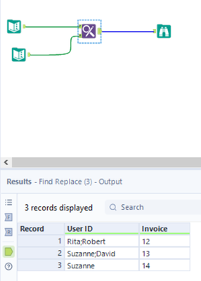 Find and replace data - Alteryx