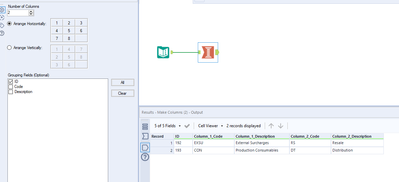 Splitting data into columns by ID# - Alteryx