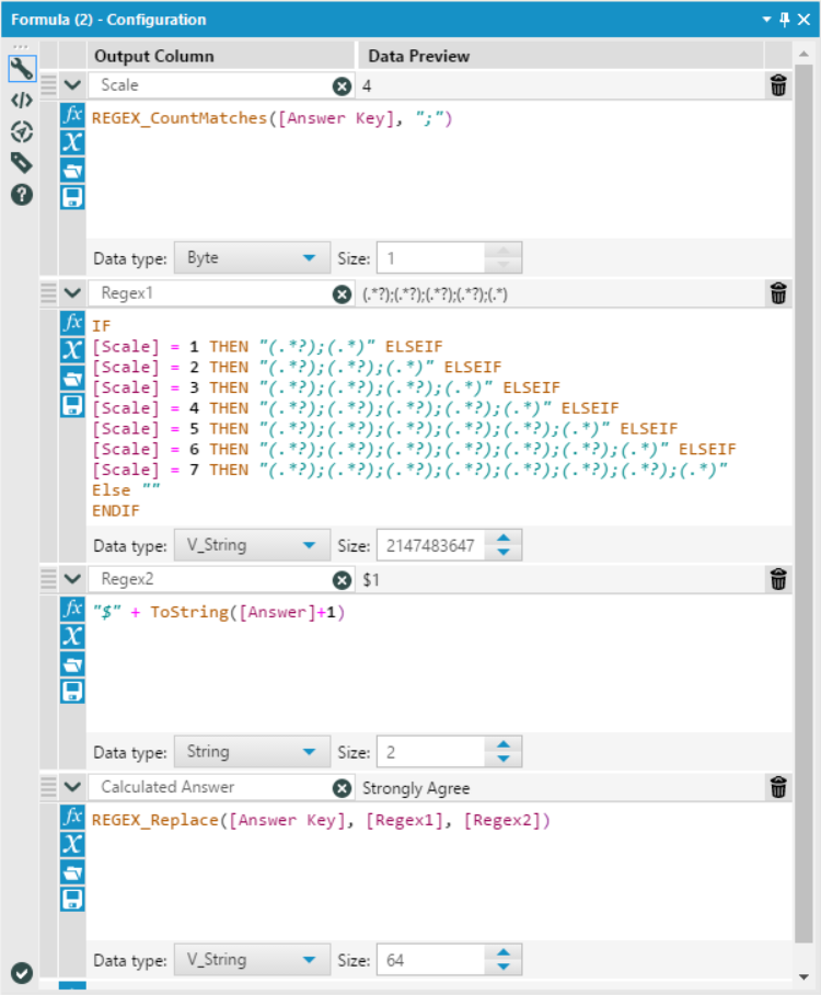 Split column text on delimiter and choose index based on column - Alteryx