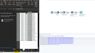 How to split data into two excel tab - Alteryx