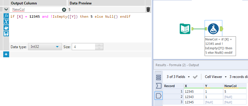 Comparing Two Columns - Alteryx
