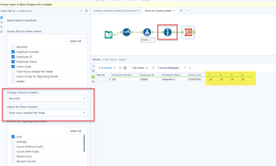 Rows to columns- HELP! - Alteryx