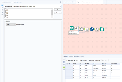 Dynamic Rename Tool Dynamic Rename of Constantly Changing Field Name - Alteryx