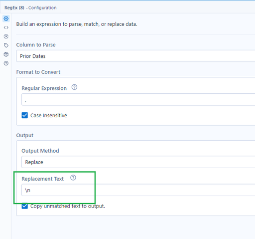 Regex Line Break - Alteryx
