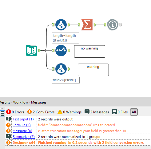 Error capturing and logging - Alteryx
