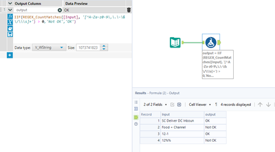 Identifying special characters - Alteryx