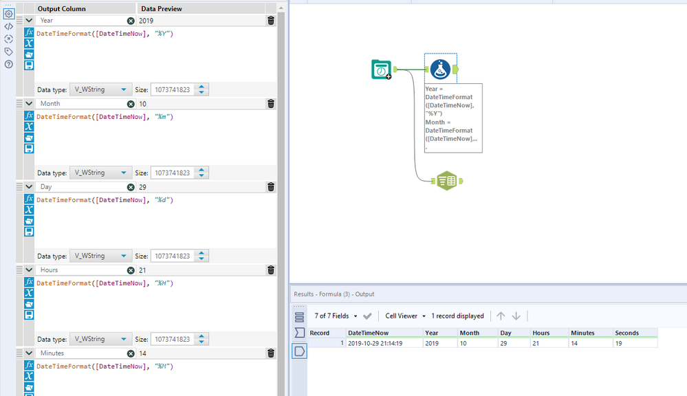 Splitting columns into 6 columns - Alteryx