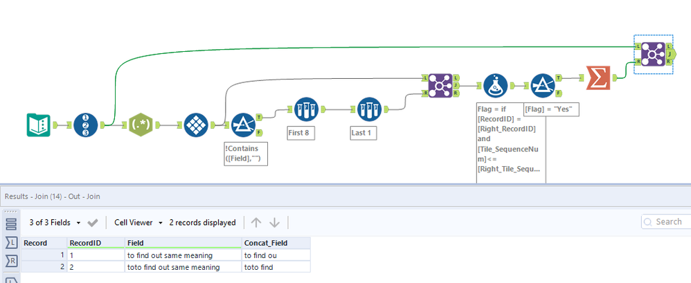How to split the characters into two different columns - Alteryx