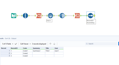 How to remove duplicates in one singular column - Alteryx