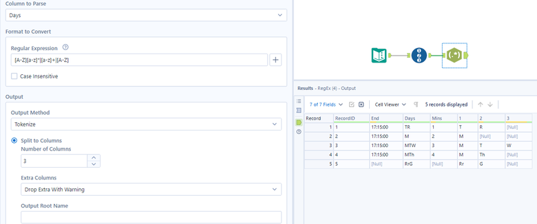 column value split to different columns - Alteryx