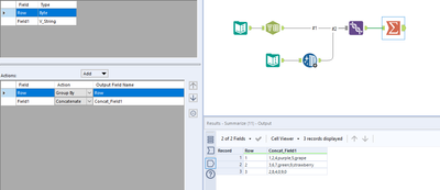 Generate a new row based on values in multiple other rows - Alteryx