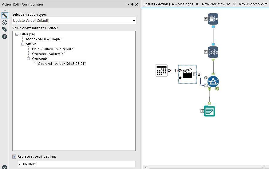 Date Interface on the Database Table - Alteryx