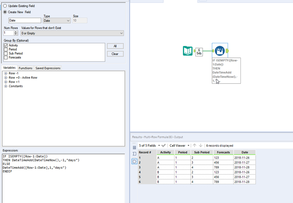 Using Generate Rows Tool to add Future Dates to a TS Forecast Factory ...